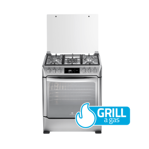 COCINA A GAS MONACO ZAFIRO 5 QUEMADORES CROMA 30"