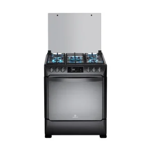 COCINA A GAS SMART NIZA ZAFIRO 5 QUEMADORES NEGRA 30"