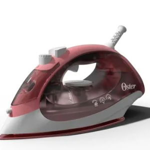Plancha de Vapor Serie 5000, Vapor Continuo, y Seleccionador de Tela, Compacta, Rosa Mate, GCSTBS5053 OSTER